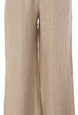 JcSophie Pantalon Garland Wijd met Krijtstreep  Sand