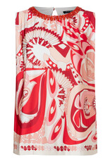 Ana Alcazar Top Rode Print Mouwloos Ana Alcazar Top Rode Print Mouwloos