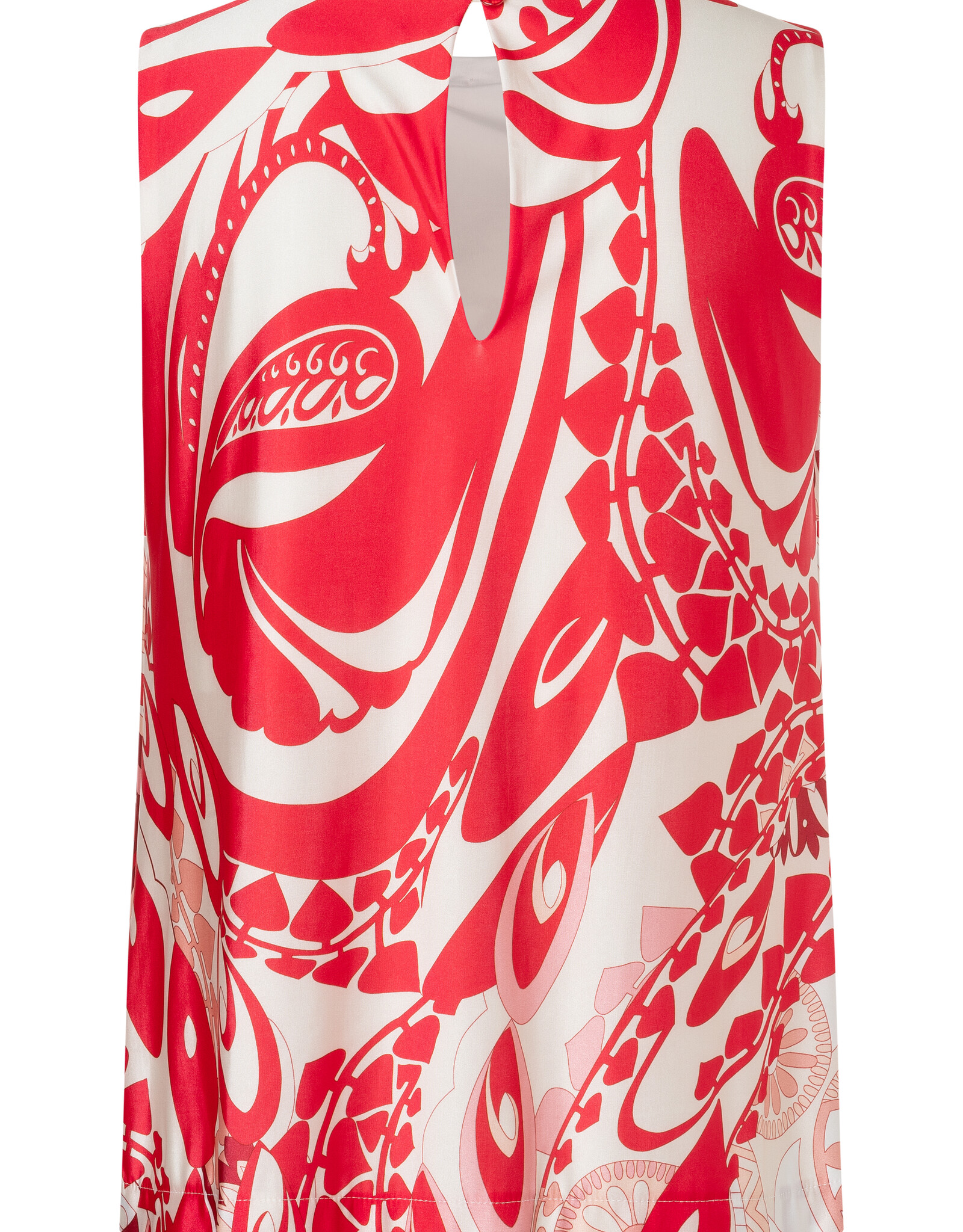 Ana Alcazar Top Rode Print Mouwloos