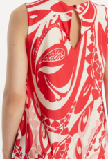 Ana Alcazar Top Rode Print Mouwloos Ana Alcazar Top Rode Print Mouwloos