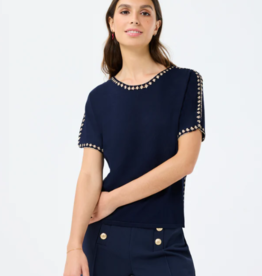 Leo&Ugo Pull. Navy Beige