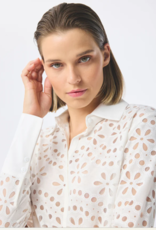 Leo&Ugo Witte Bloem Print Blouse