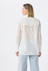 Leo&Ugo Witte Bloem Print Blouse