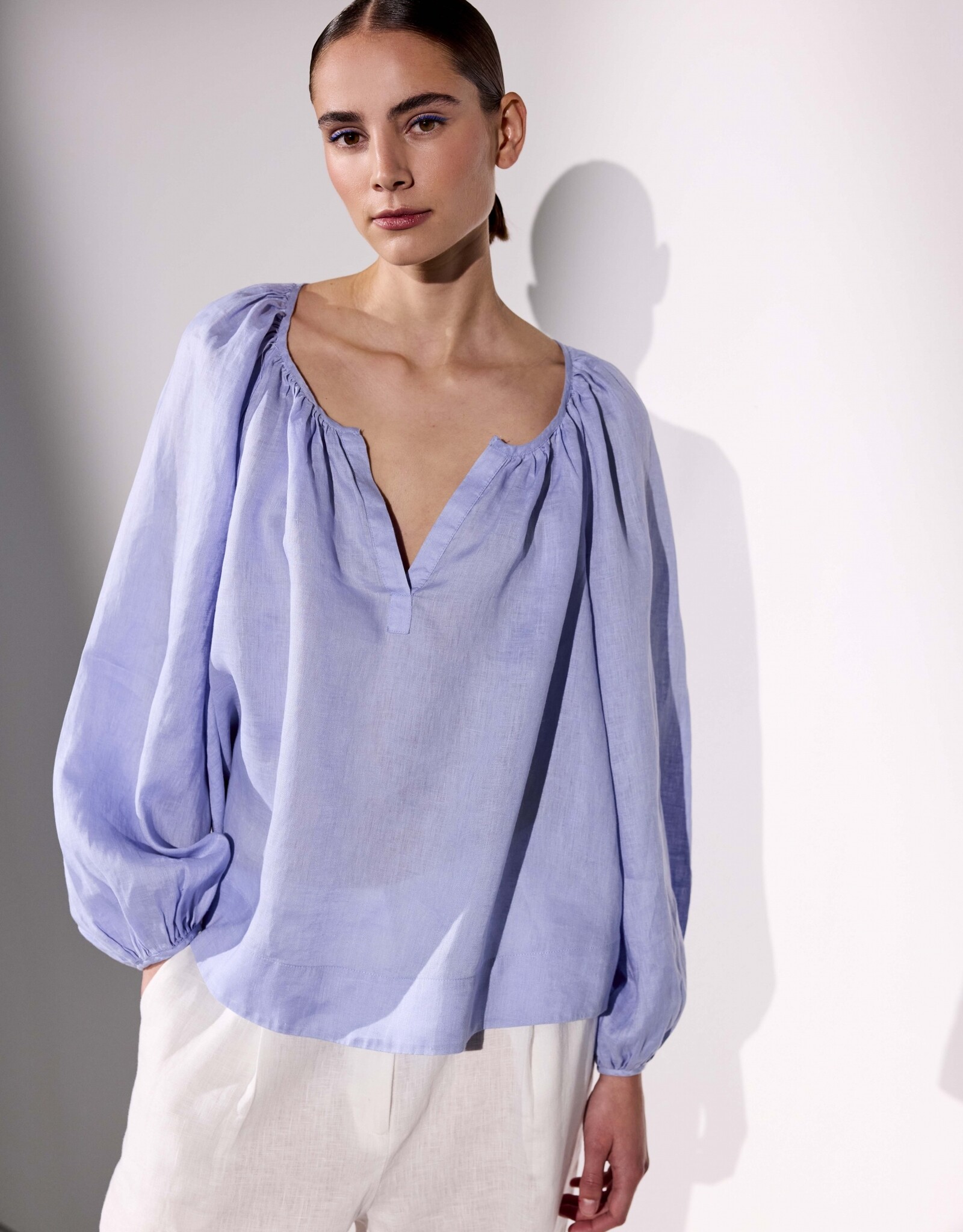 JcSophie Herma Blouse Chambrey Blue