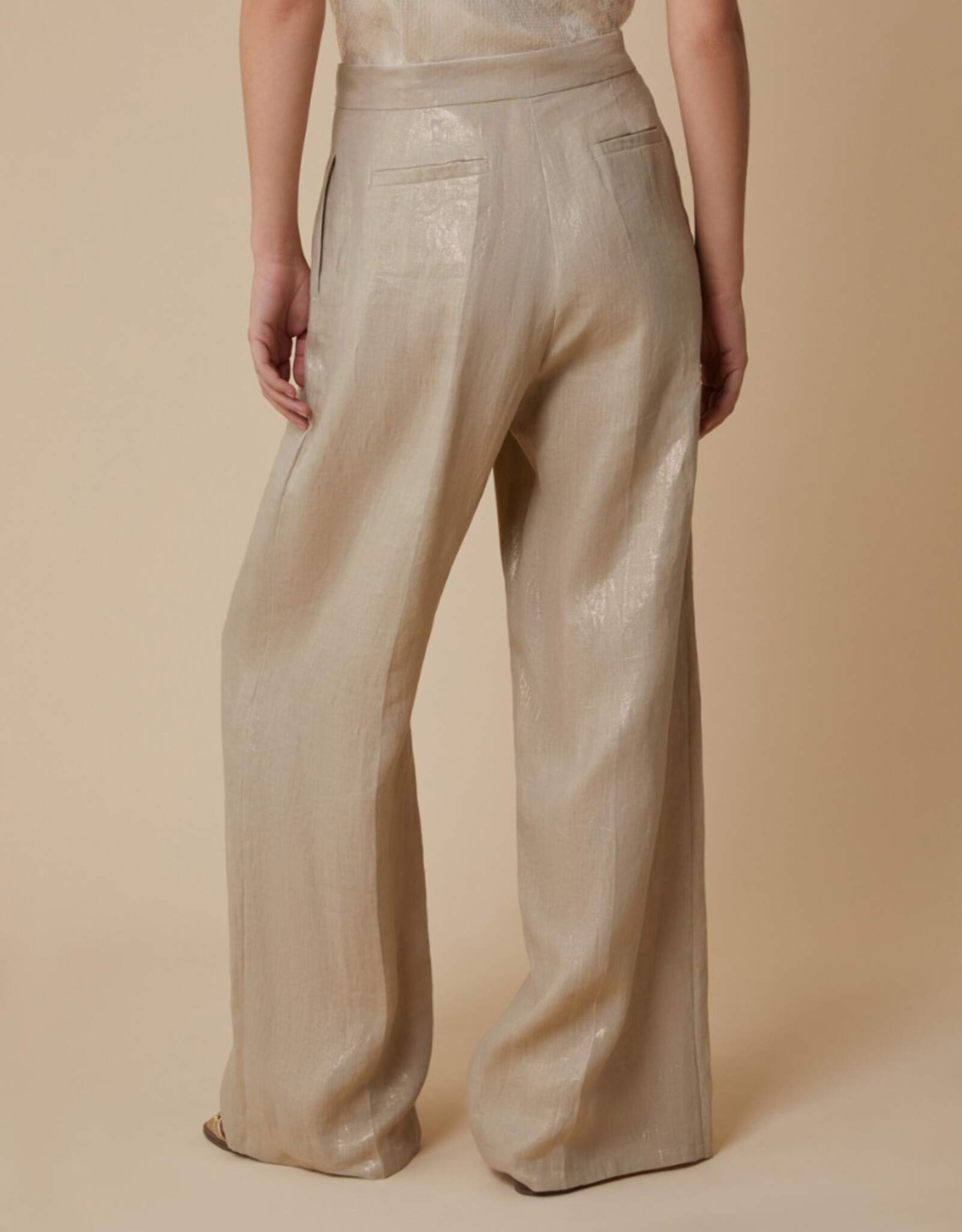 PENNYBLACK Pantalon Renenia Gold Linnen