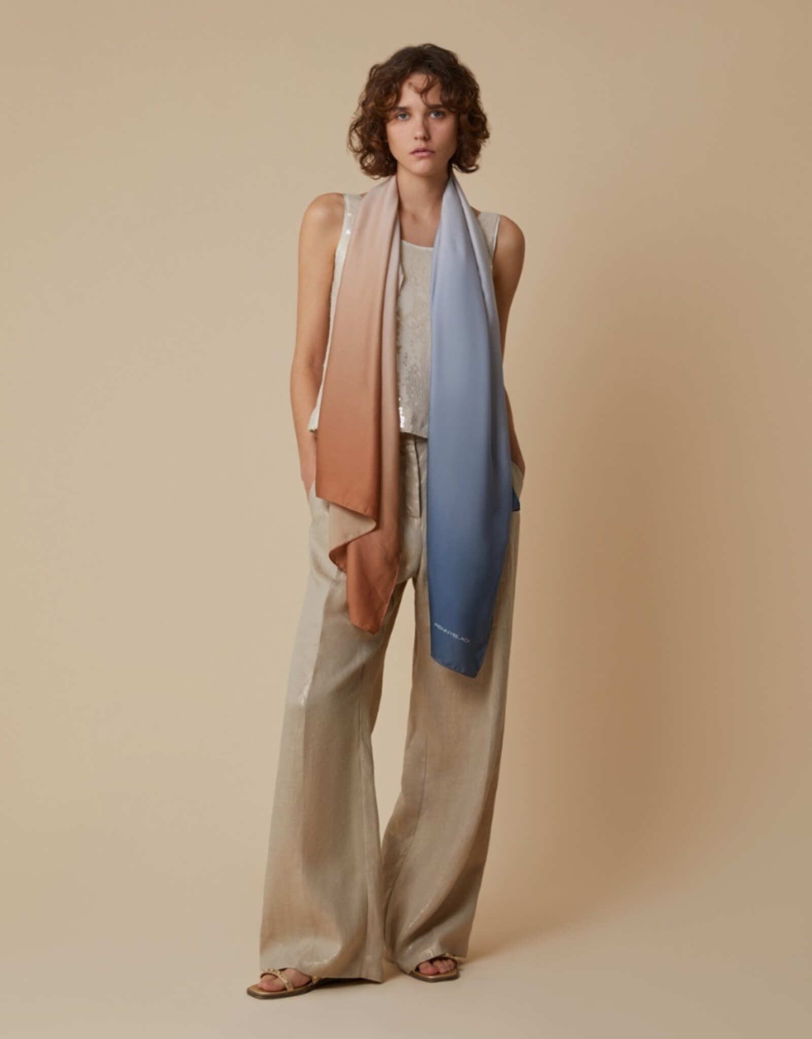 PENNYBLACK Pantalon Renenia Gold Linnen