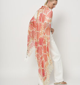 LaSalle Shawl Red Tulip