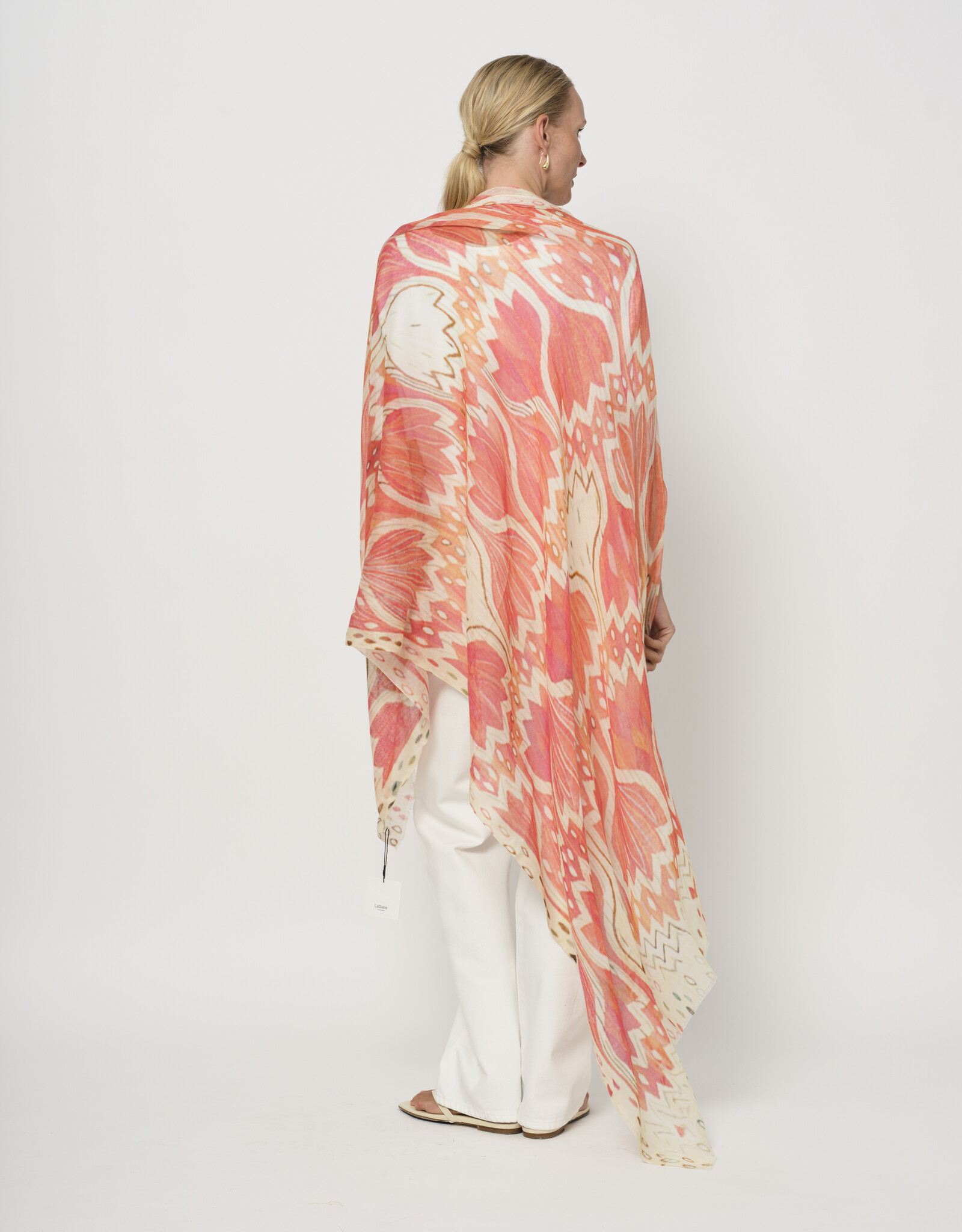 LaSalle Shawl Red Tulip