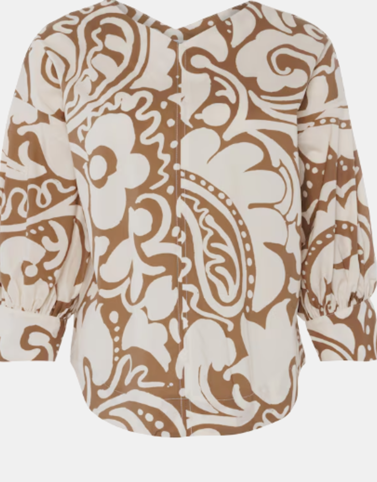LaSalle Blouse V-H Pofmouw Print Kenya