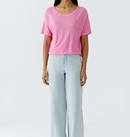 Oui Linnen T Shirt Rose