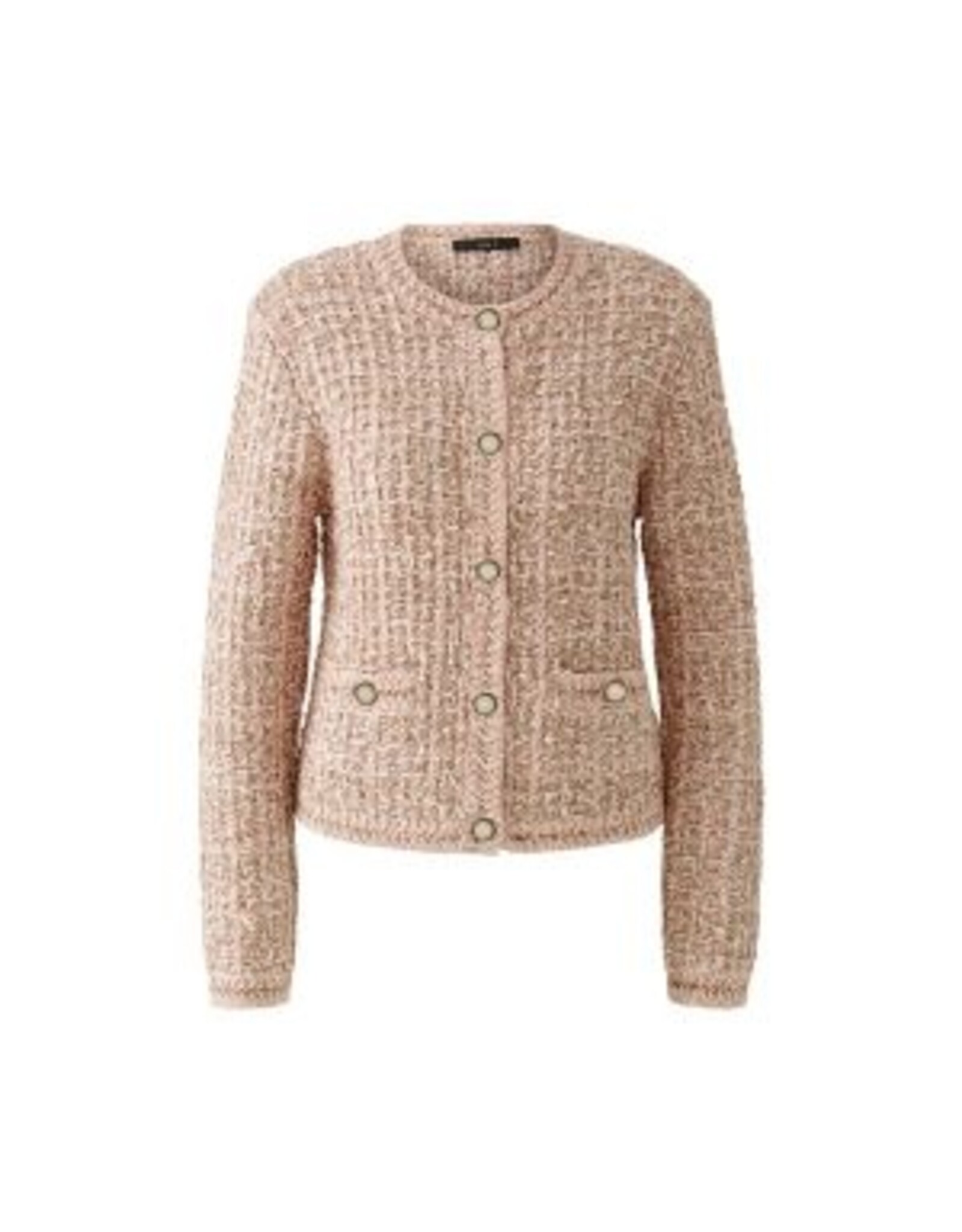 Oui Vest RH  Gemeleerd  Roze Wit Goud