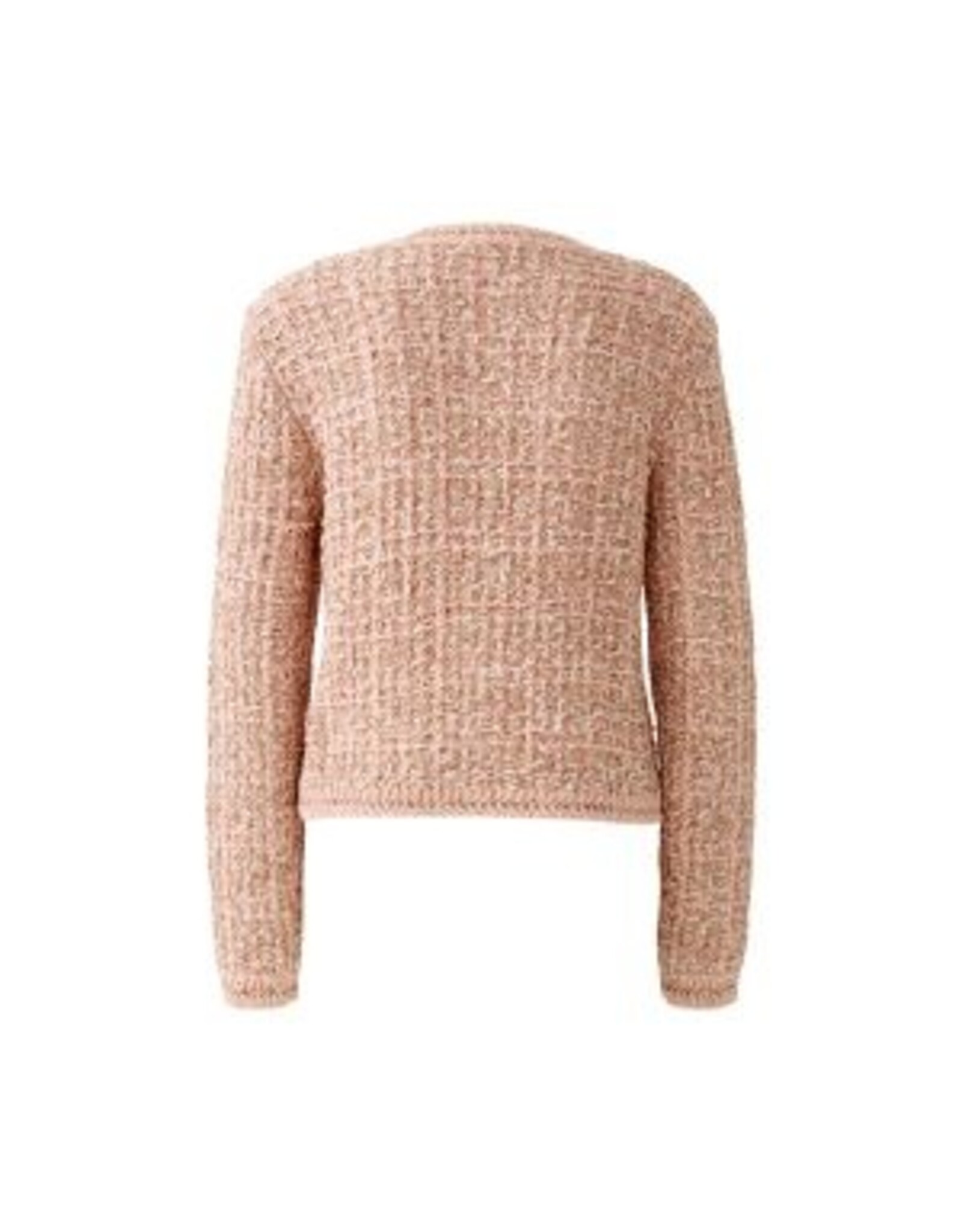 Oui Vest RH  Gemeleerd  Roze Wit Goud
