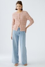 Oui Vest RH  Gemeleerd  Roze Wit Goud