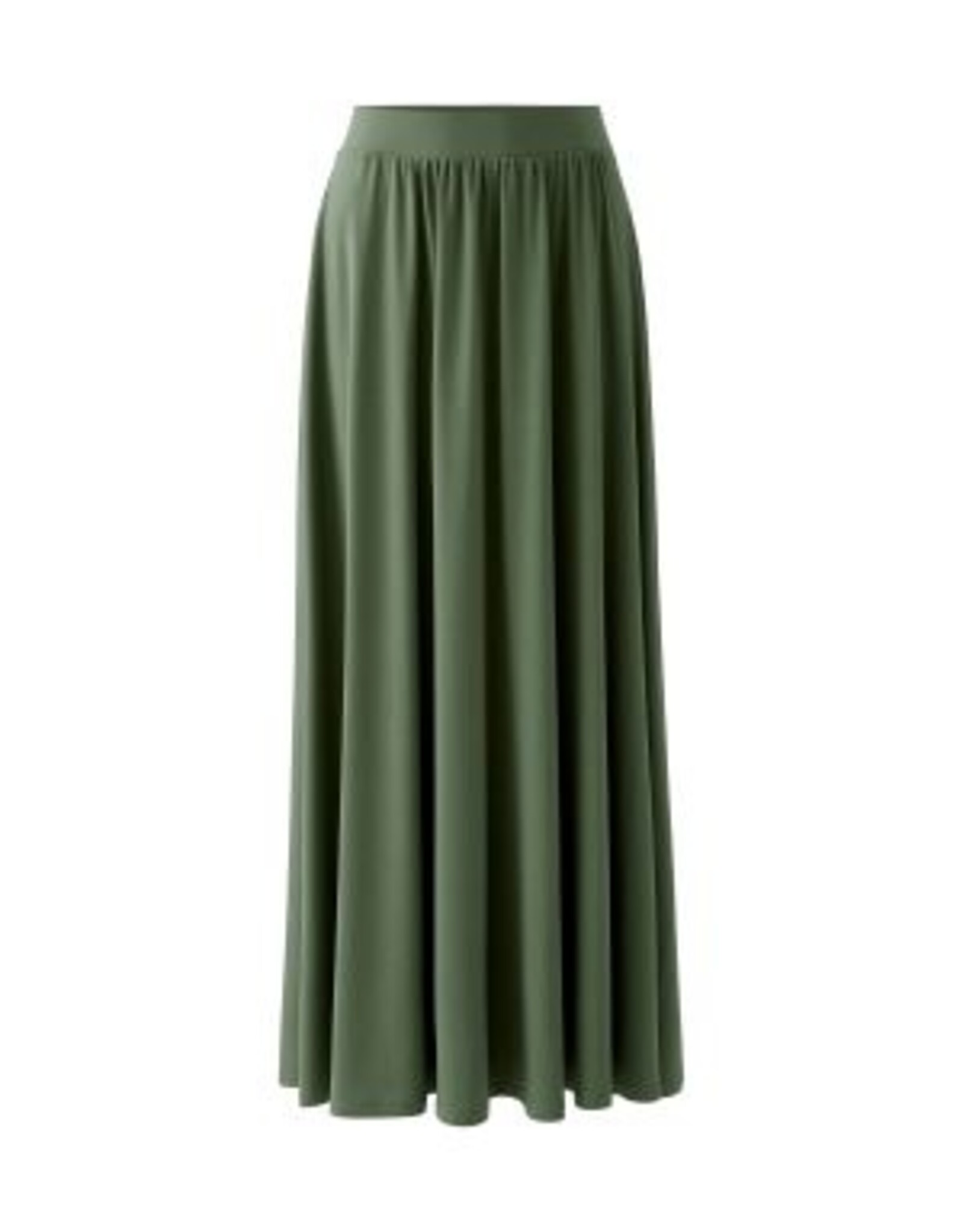Oui Rok Lang Jersey Shaded Moss