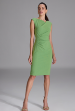 Swing Crepe Jurk Met Taille Accent Apple Green