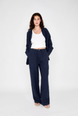 Moscow Blouse Butto Navy
