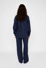 Moscow Blouse Butto Navy