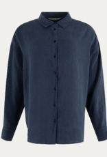 Moscow Blouse Butto Navy