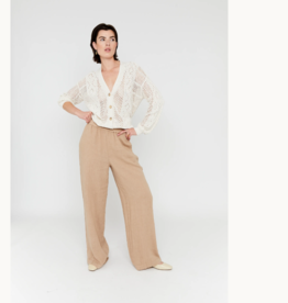 Bellamy Brooke Linnen Broek Sand Solid