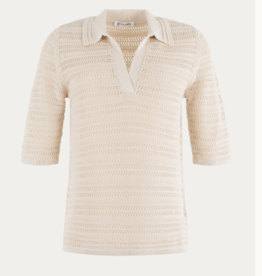 Bellamy Pullover June   Opengewerkt   Cream Solid