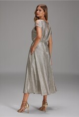 Swing Cocktailjurk Midi KM Goud