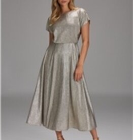 Swing Cocktailjurk Midi KM Goud