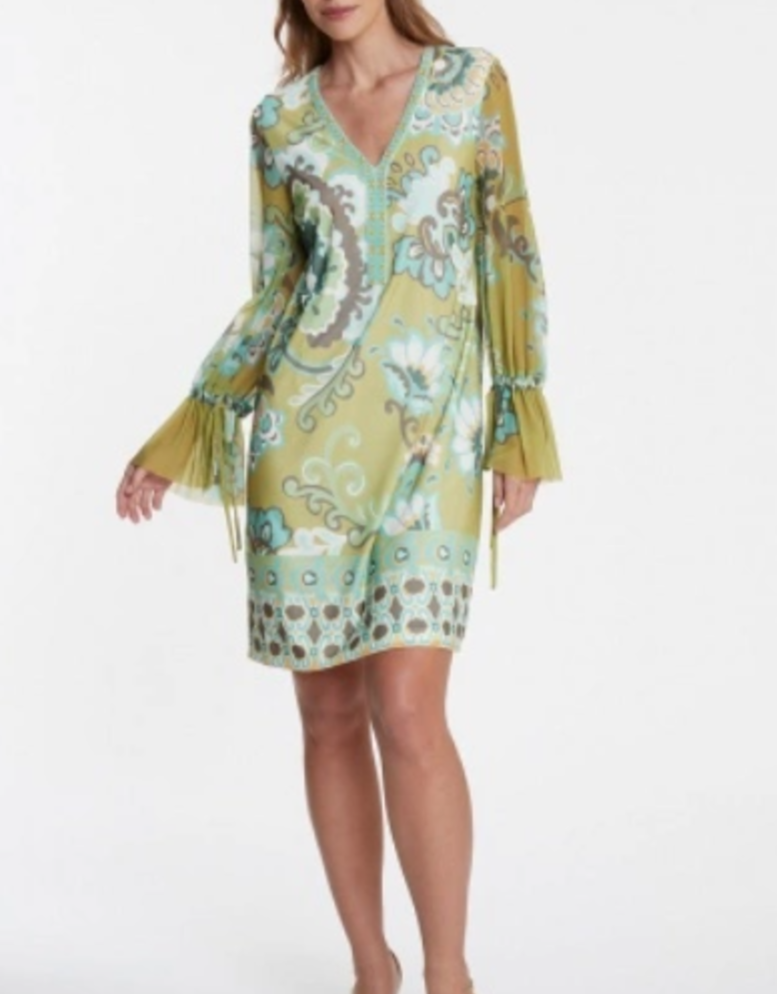 Ana Alcazar Jurk VH Print Bloem Green