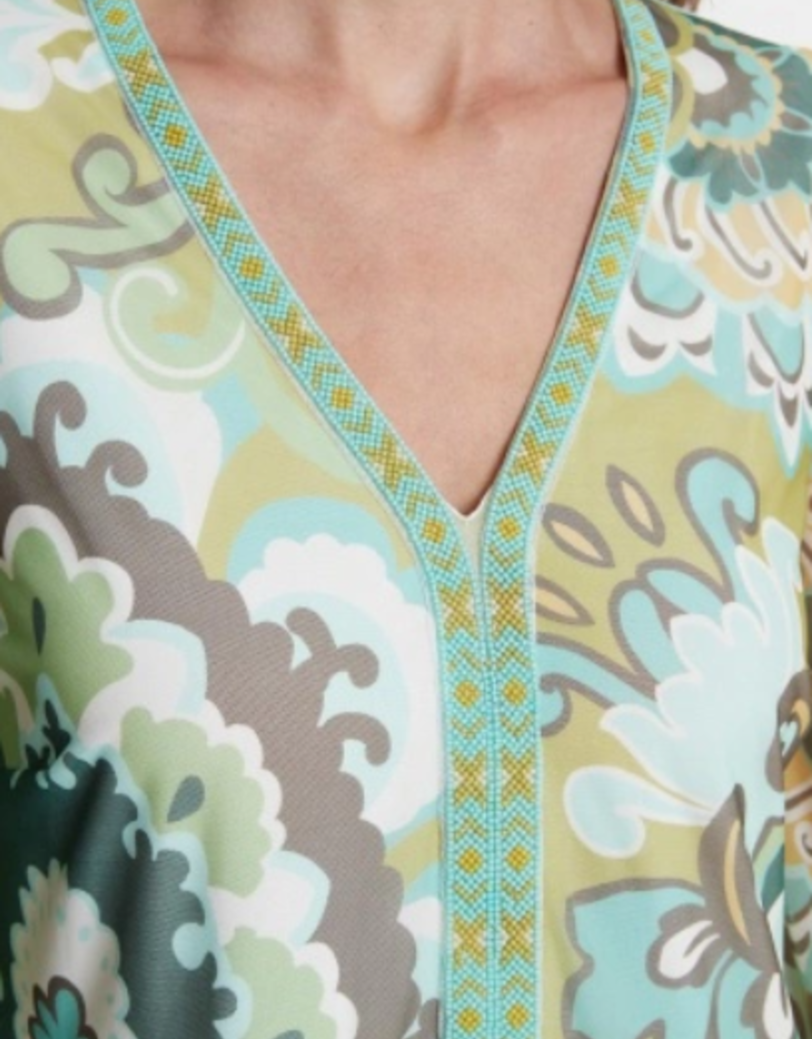 Ana Alcazar Jurk VH Print Bloem Green