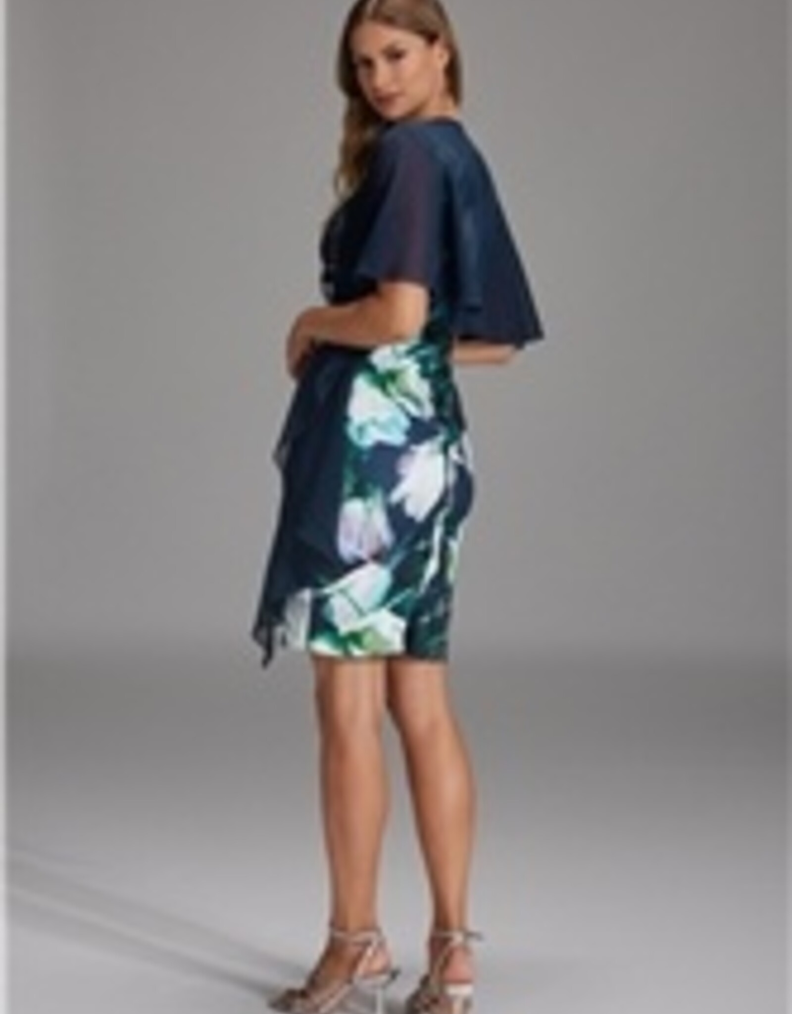 Swing Stola Chiffon Navy