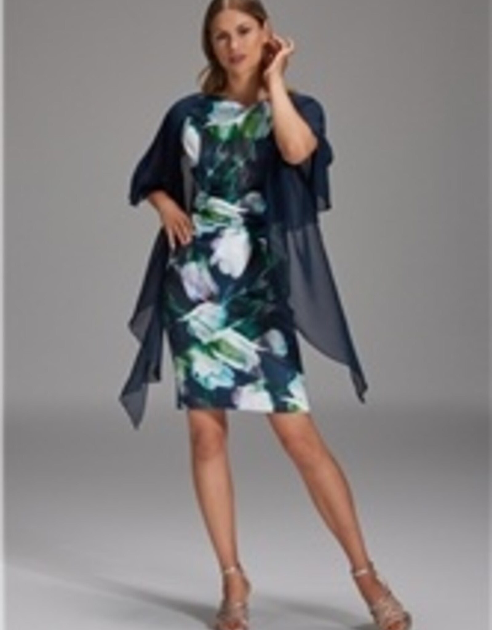 Swing Stola Chiffon Navy
