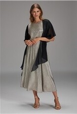 Swing Stola Chiffon Black
