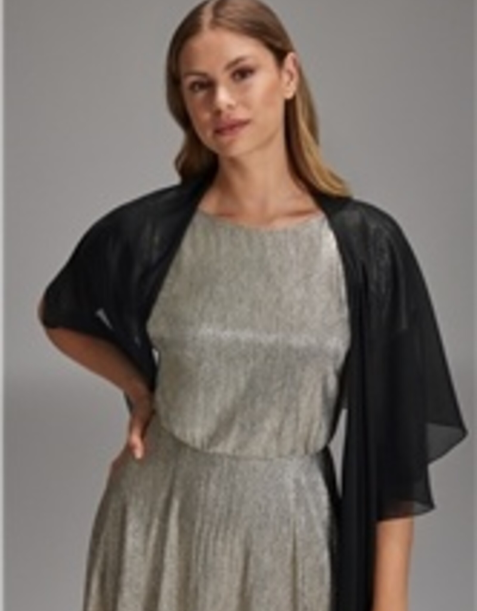 Swing Stola  Cape Chiffon Black