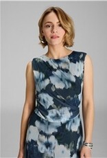 Swing Jurk Mouwloos Mesh Print Navy Multi