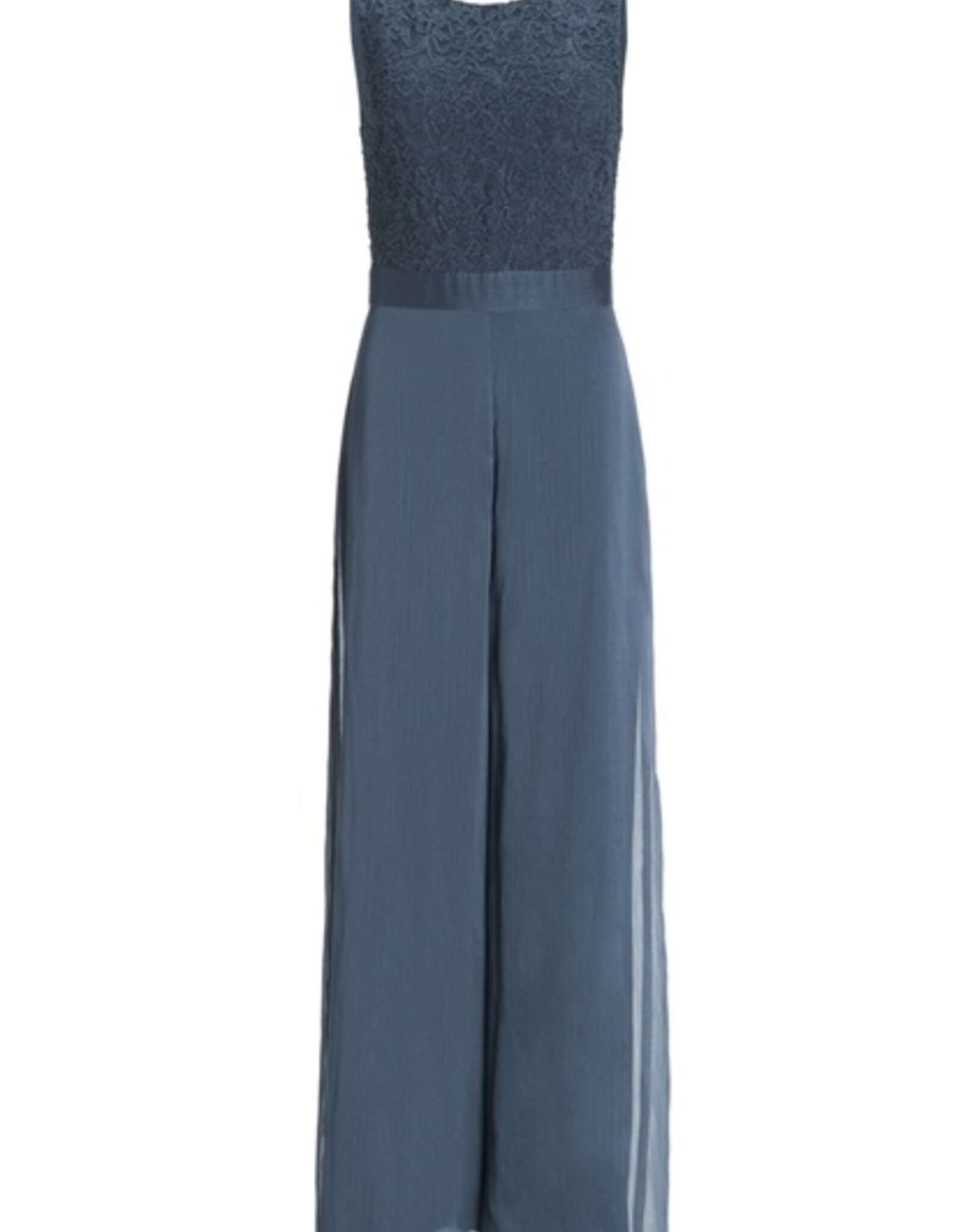 Swing Jumpsuit Moouwloos Kant Voile Timeless Blue