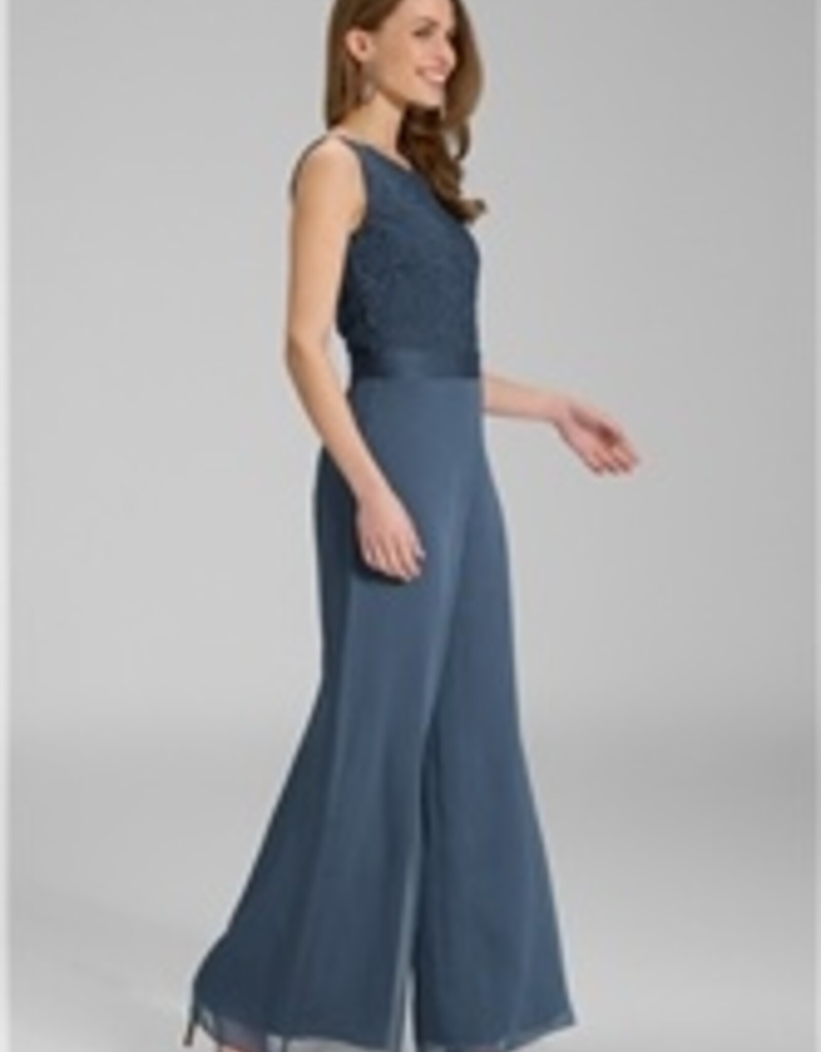 Swing Jumpsuit Moouwloos Kant Voile Timeless Blue