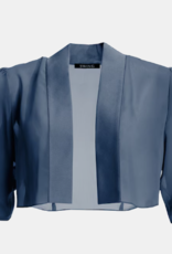 Swing Bolero Chiffon Pofmouw Timeless Blue