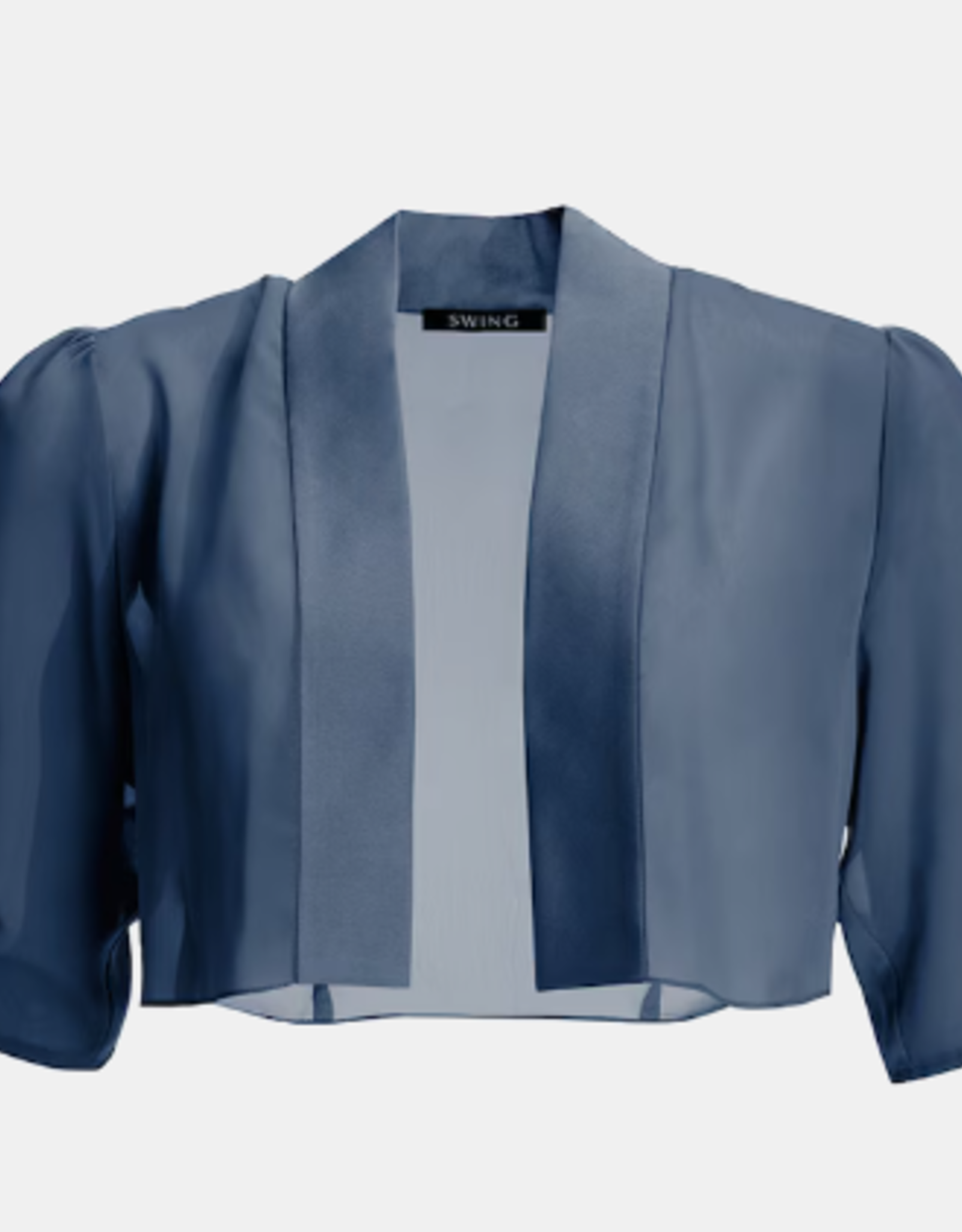 Swing Bolero Chiffon Pofmouw Timeless Blue