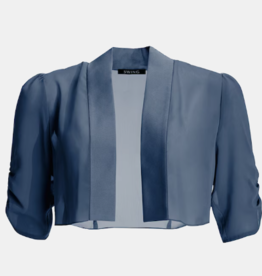 Swing Bolero Chiffon Pofmouw Timeless Blue