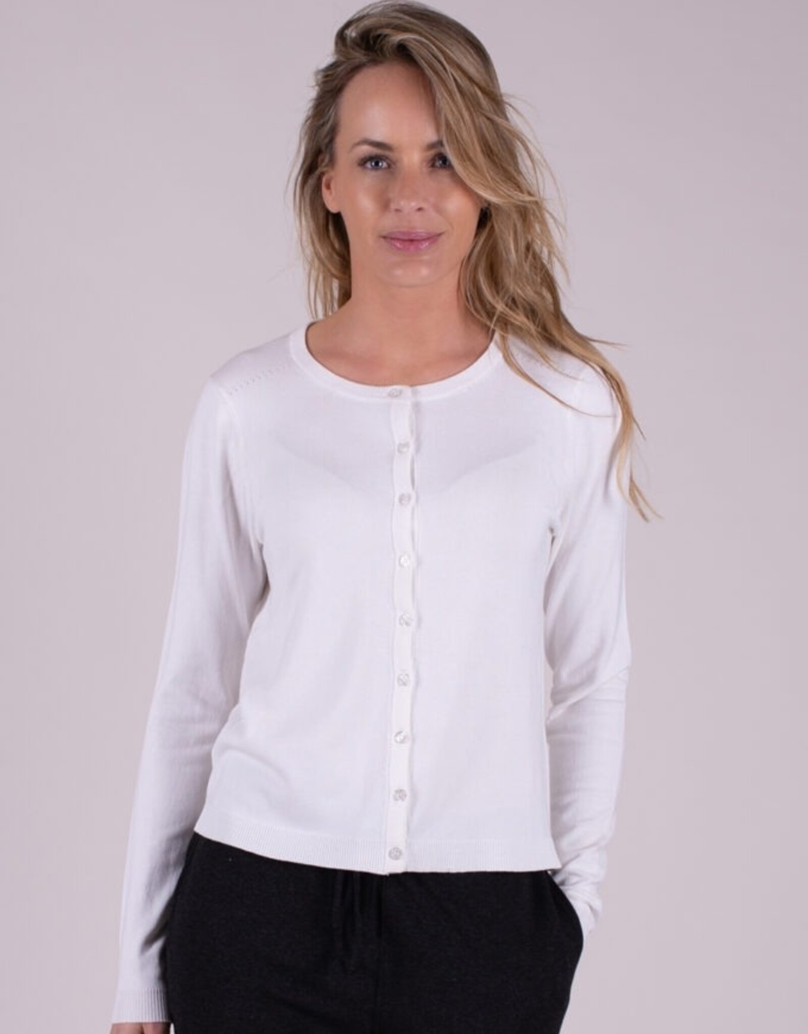 The Clothed Hanoi Vestje R.Hals Wit