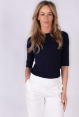 The Clothed Moscow Trui 3/4 mouw Black