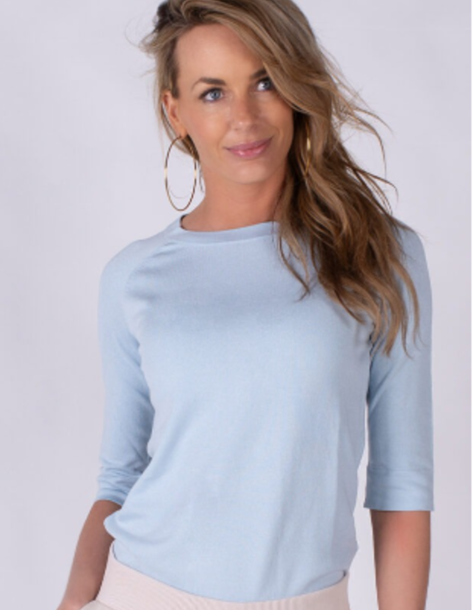 The Clothed Pullover Moscow Ronde Hals Ice Water