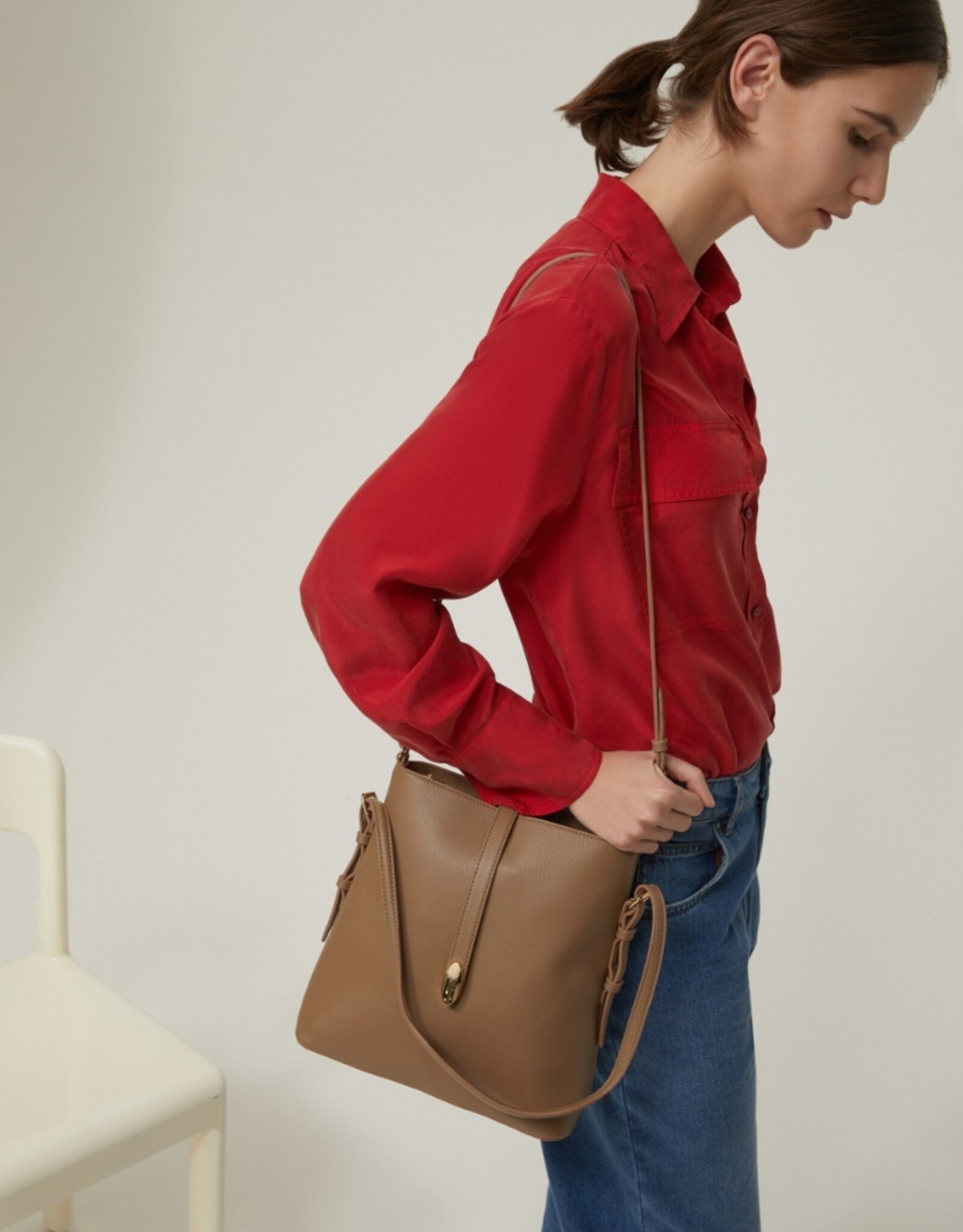 PENNYBLACK Tas Apache Taupe