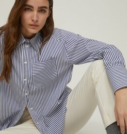 PENNYBLACK Blouse Martine Navy Witte Streep