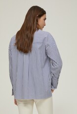 PENNYBLACK Blouse Martina Navy Witte Streep