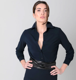 JapanTKY Blouse Ayaka Closed  Dark Blue