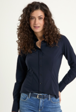 JapanTKY Blouse Ayaka Closed  Dark Blue