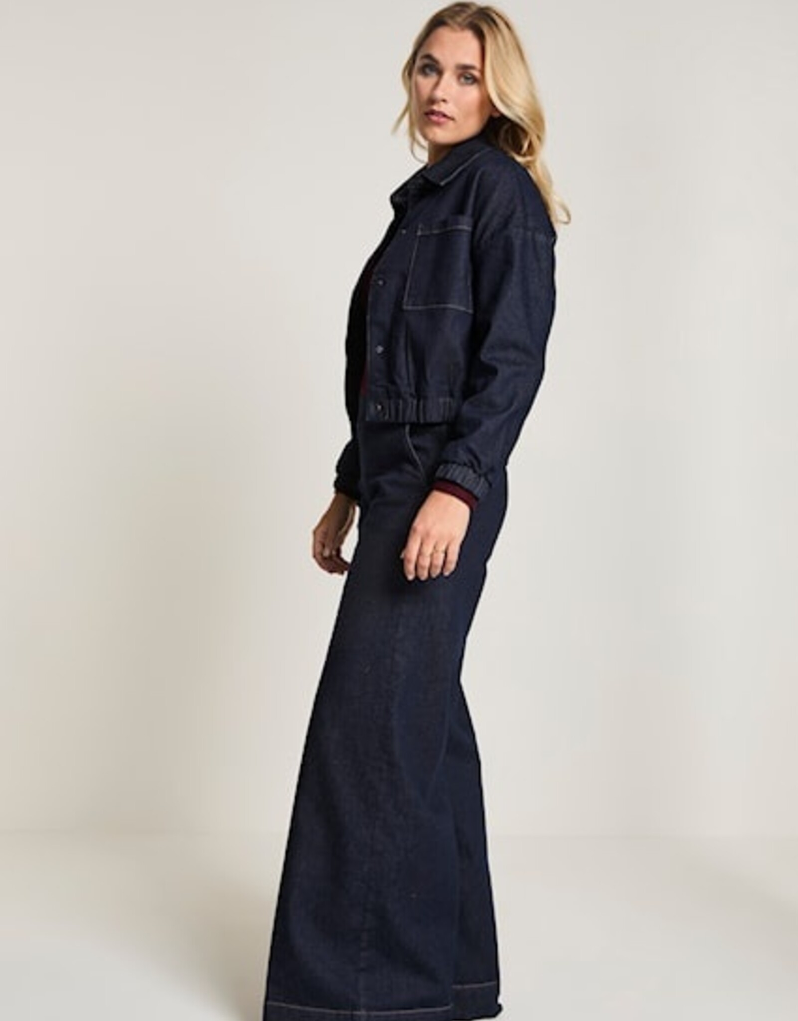 Para MI Lynn Jeans Jacket Indigo Bleu