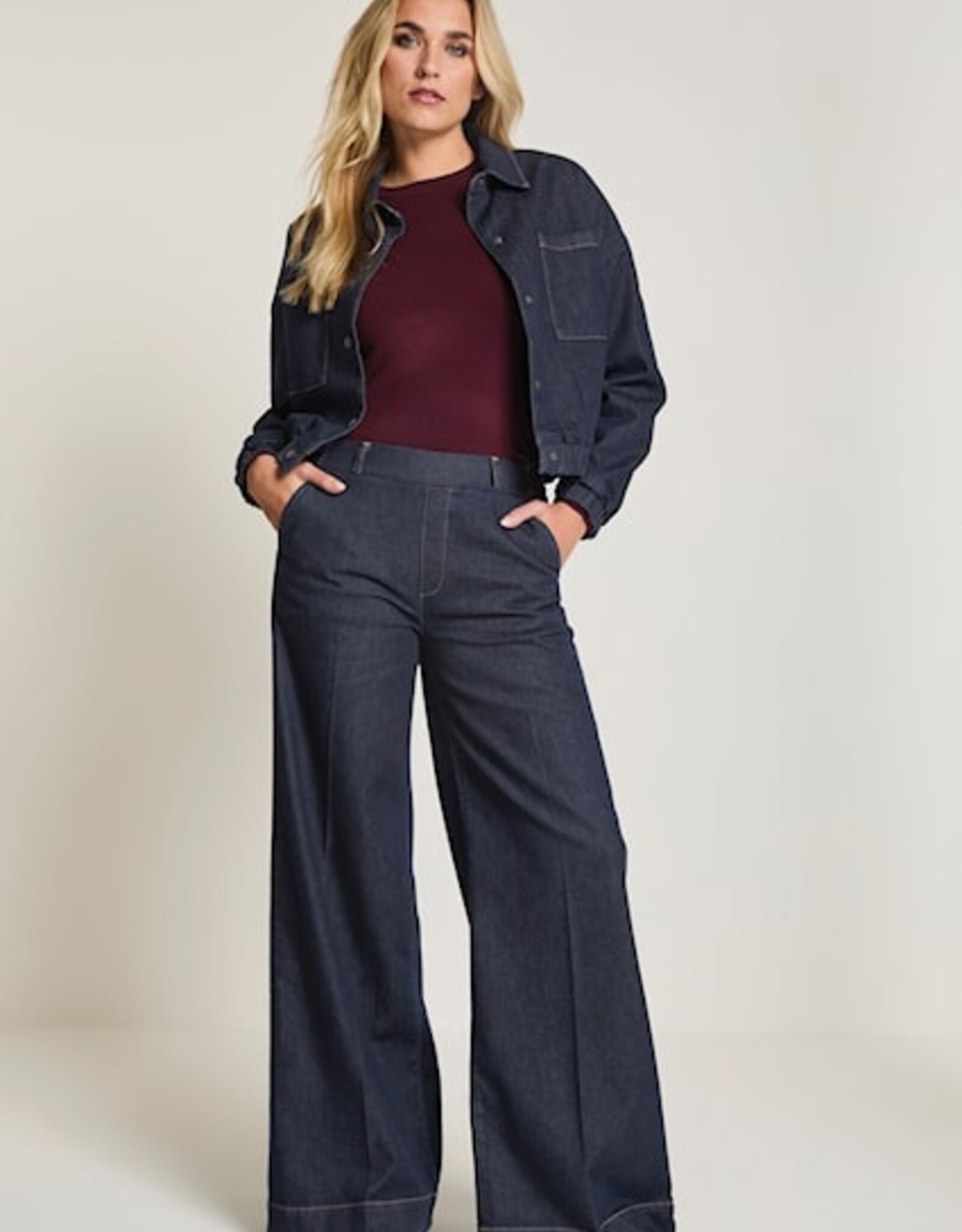Para MI Lynn Jeans Jacket Indigo Bleu