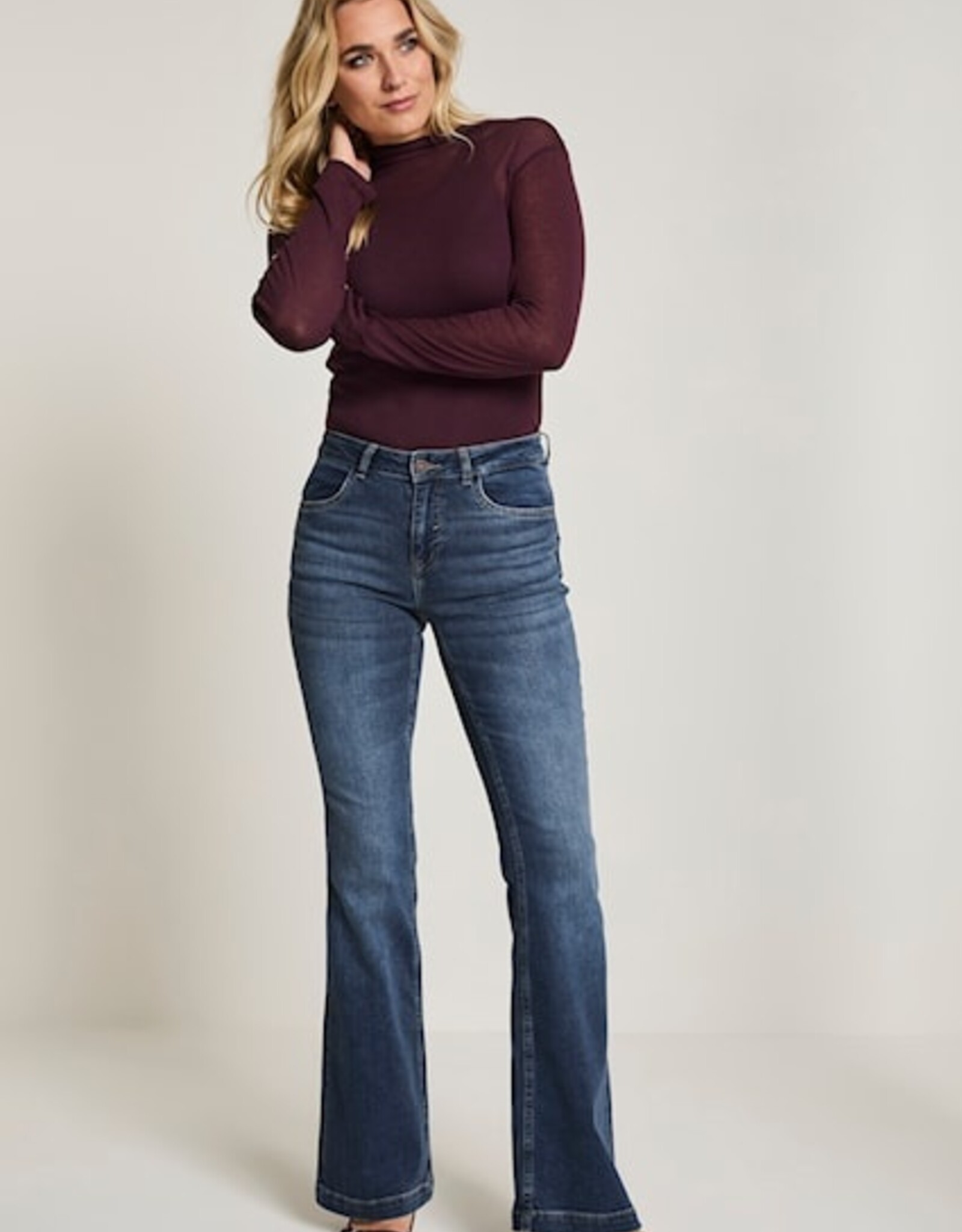 Para MI Jeans Jade Daily Denim  Used Stone L34.