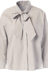 JcSophie Jody Blouse Blue/Brown Stripes